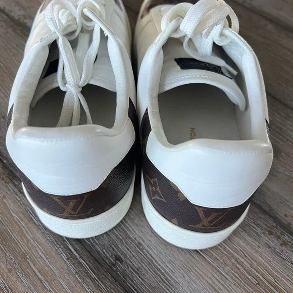 Louis Vuitton White and Brown Men's Sneakers